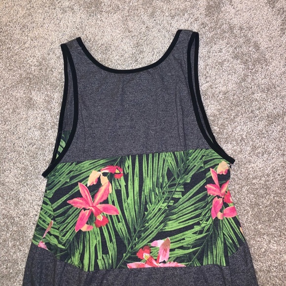 On the Byas Green & Gray tropical tank top sz XL - Picture 11 of 11